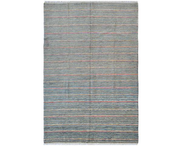 8x10 Moroccan Multicolor Hand Woven Wool Area Rug